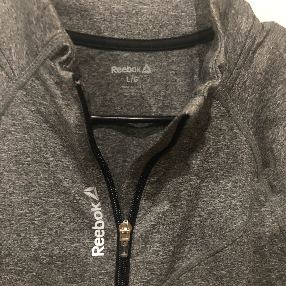 Jacket- Reebok- like new- Heathered grey, - Picture 5 of 5